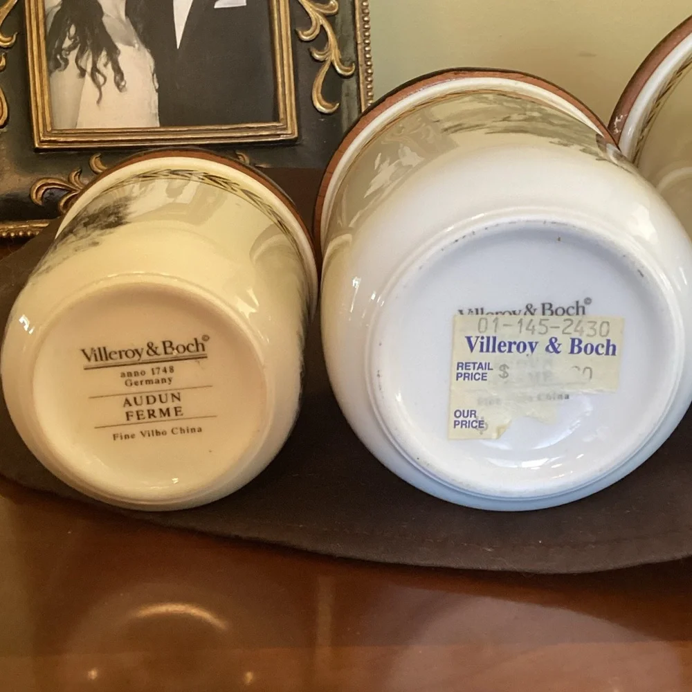 Villeroy & Boch Equestrian Canister Set with Brown Lids - Picture 4 of 5